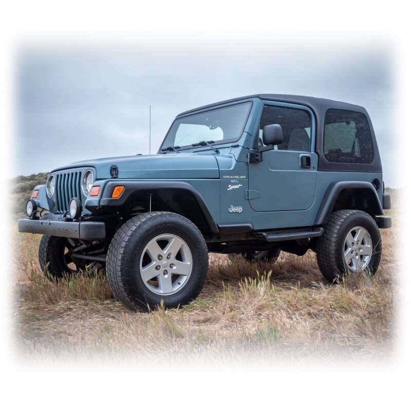 Jeep TJ Hardtop - TURN Offroad - Squareback, 1-Piece - White - `97-`06